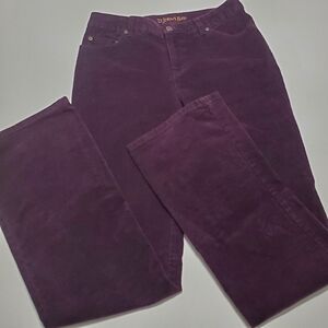 Purple Corduroy Pants St Johns Bay Boot Cut